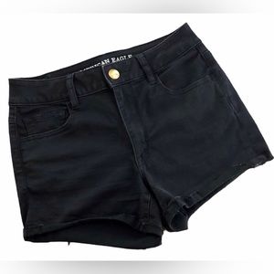 American Eagle | High Rise Shortie Black